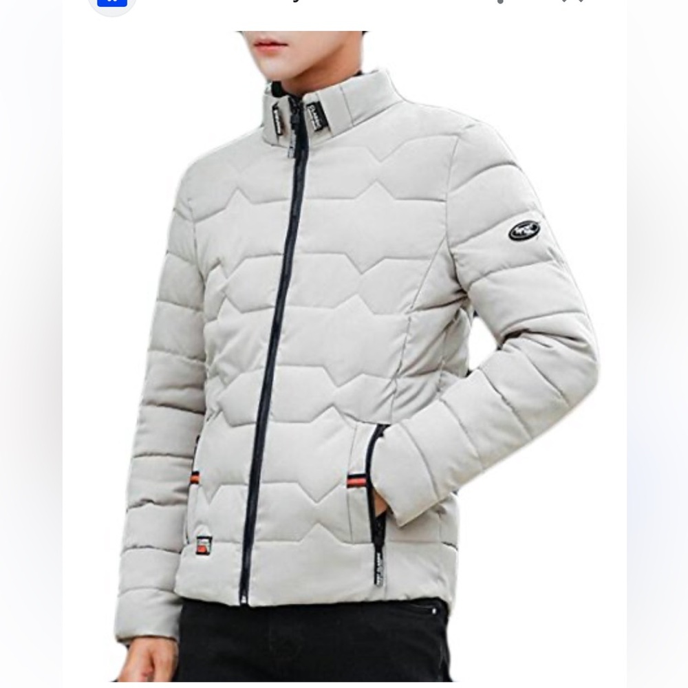 Light Gray Quilted Jacket